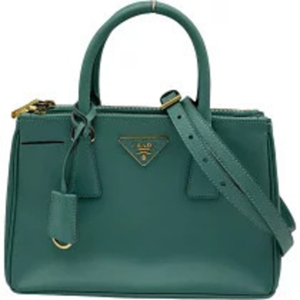 Prada Galleria Bag Blue Saffiano Leather Shoulder